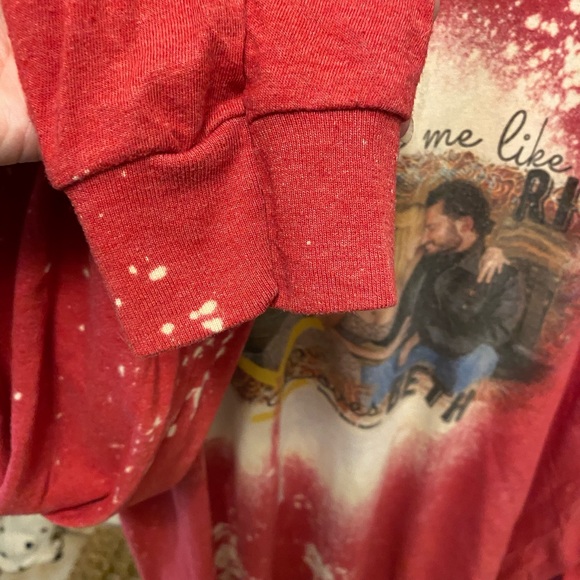 Southern Mess Junkies Yellowstone Love Me Like Rip Bleached T Shirt LS XL - Picture 6 of 7